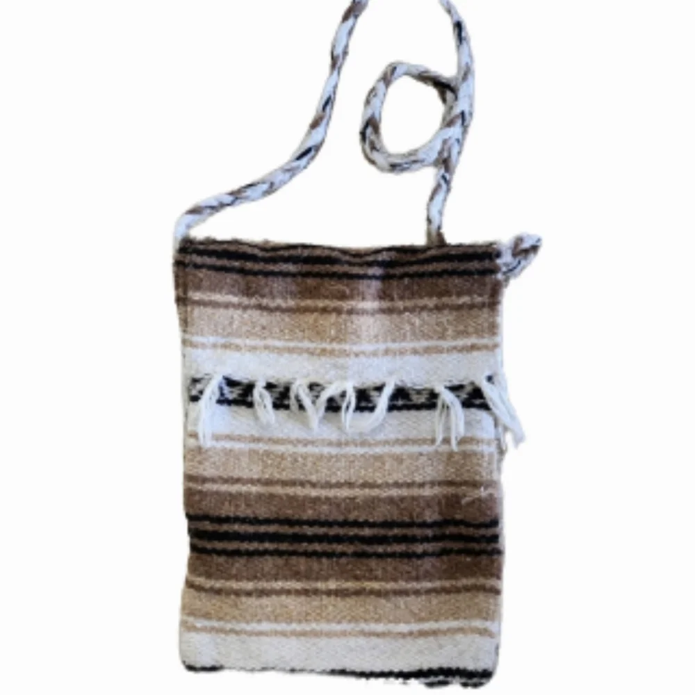 VTG Hippie Style Textile Woven Bag Boho